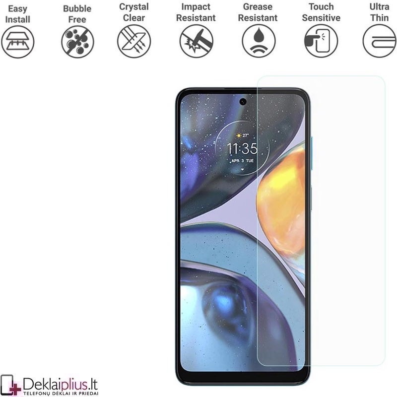 Ekrano grūdintas stiklas (Motorola Moto G22/E32/E32S) Ekrano grūdintas stiklas (Motorola Moto G22/E32/E32S)